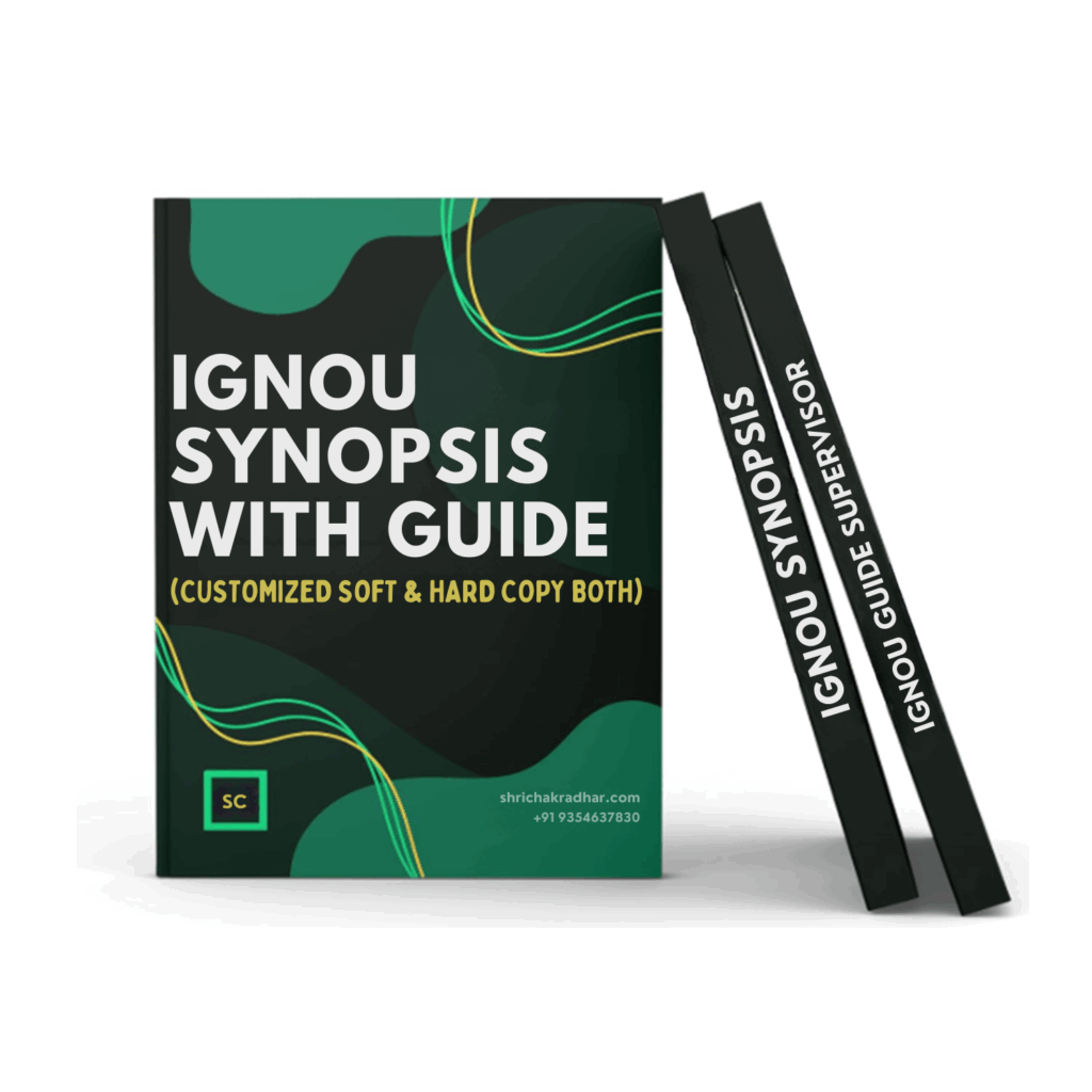 IGNOU SYNOPSIS WITH GUIDE