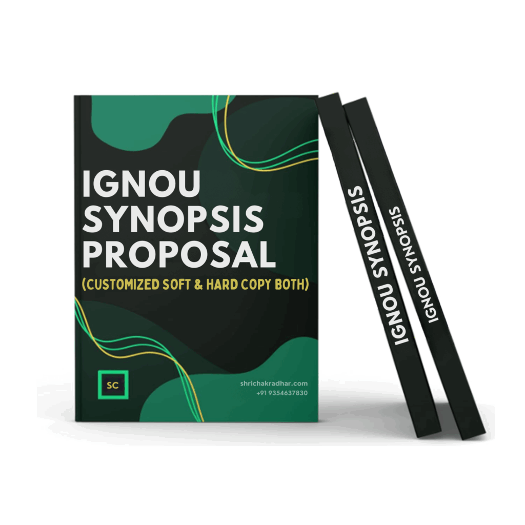 ignou synopsis proposal