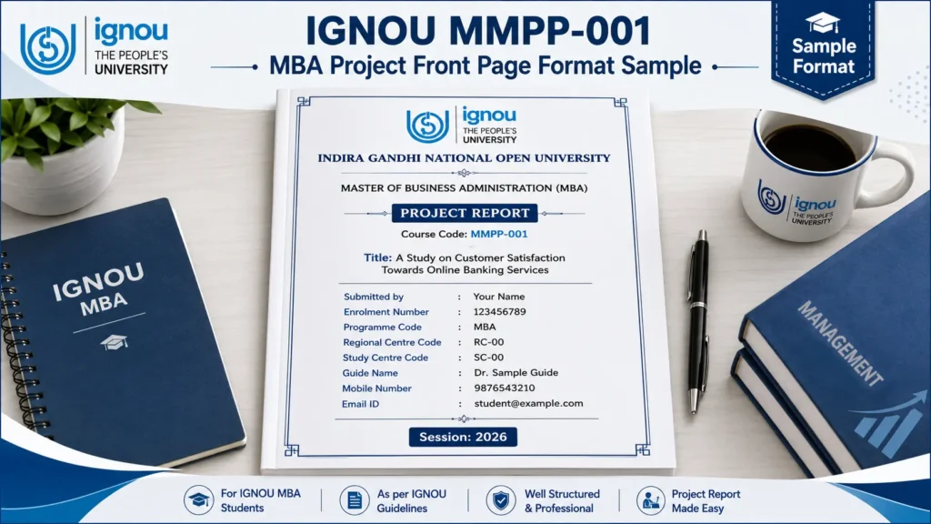 Ignou Project File Foulder IGNOU Project 2026: Synopsis, Report Format, Topics & Submission Guide